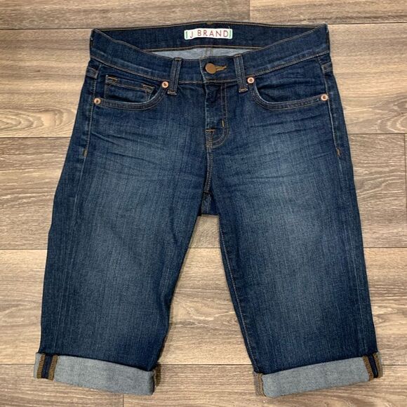 J Brand Saturn Cuffed Long Shorts Size 24 - Picture 1 of 5